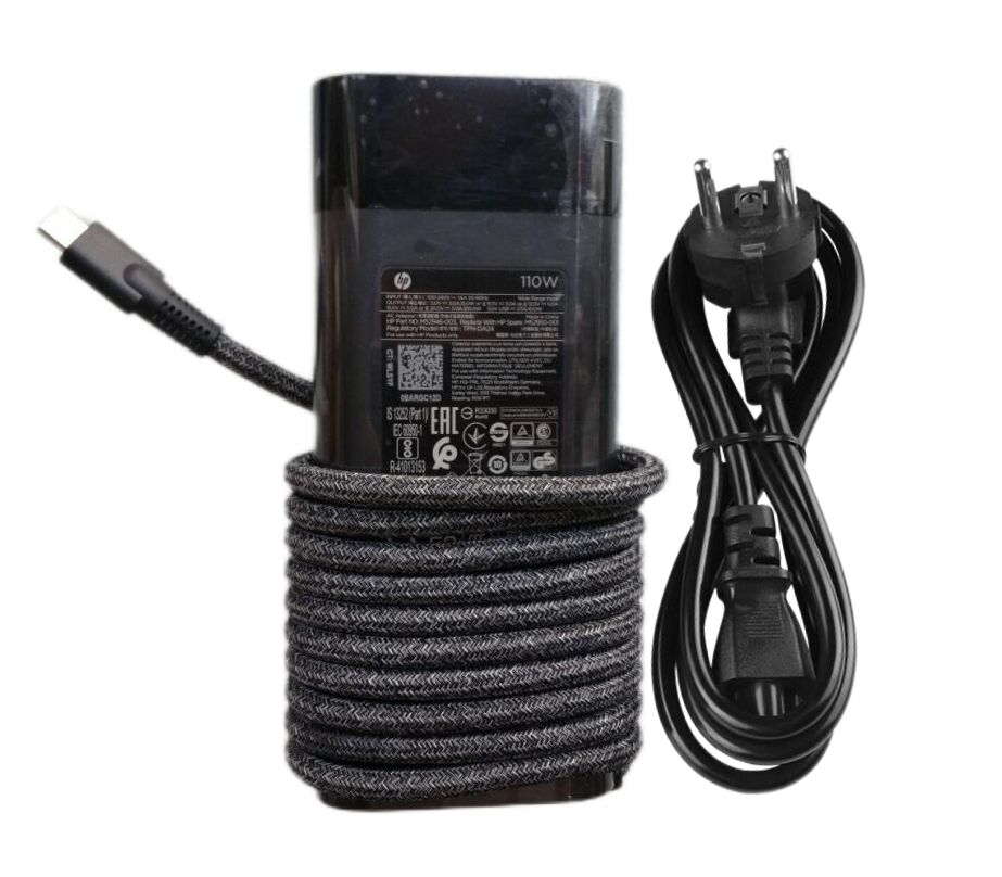 Originale 110W USB-C HP Dragonfly G3 737C2PC Alimentatore Adattatore + Cavo