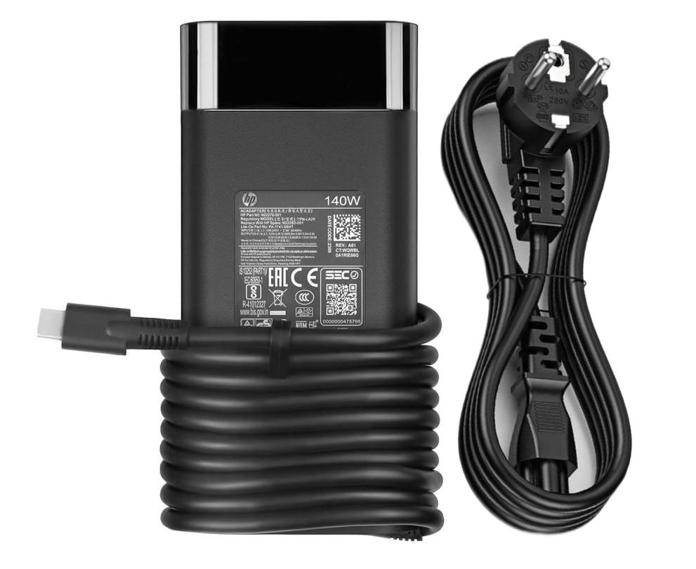 Originale 140W Type-C HP EliteBook X G1a Alimentatore Adattatore + Cavo