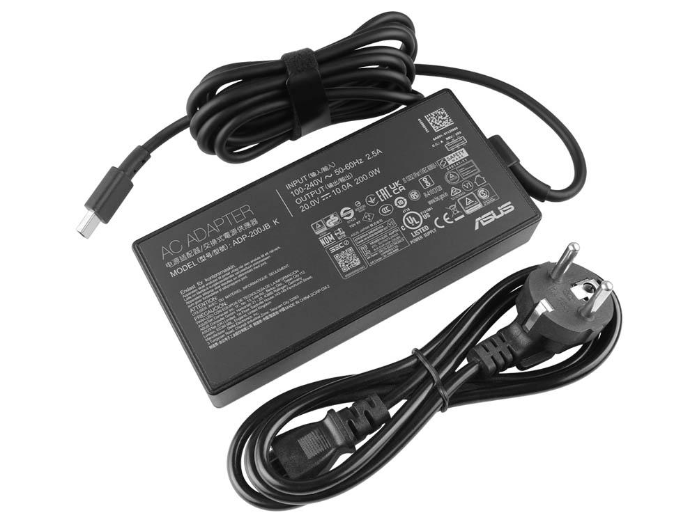 Originale 200W Asus ProArt P16 H7606 Rectangle Conn Alimentatore Adattatore + Cavo