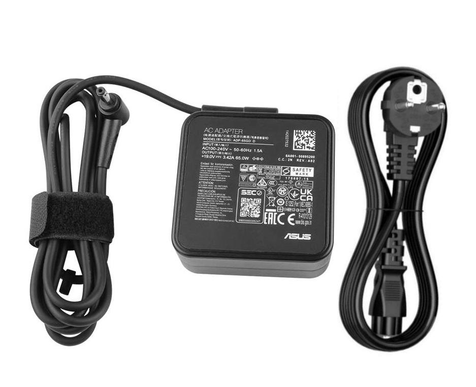 Originale 19V 3.42A 65W Asus 0A001-00031300 Alimentatore Adattatore + Cavo