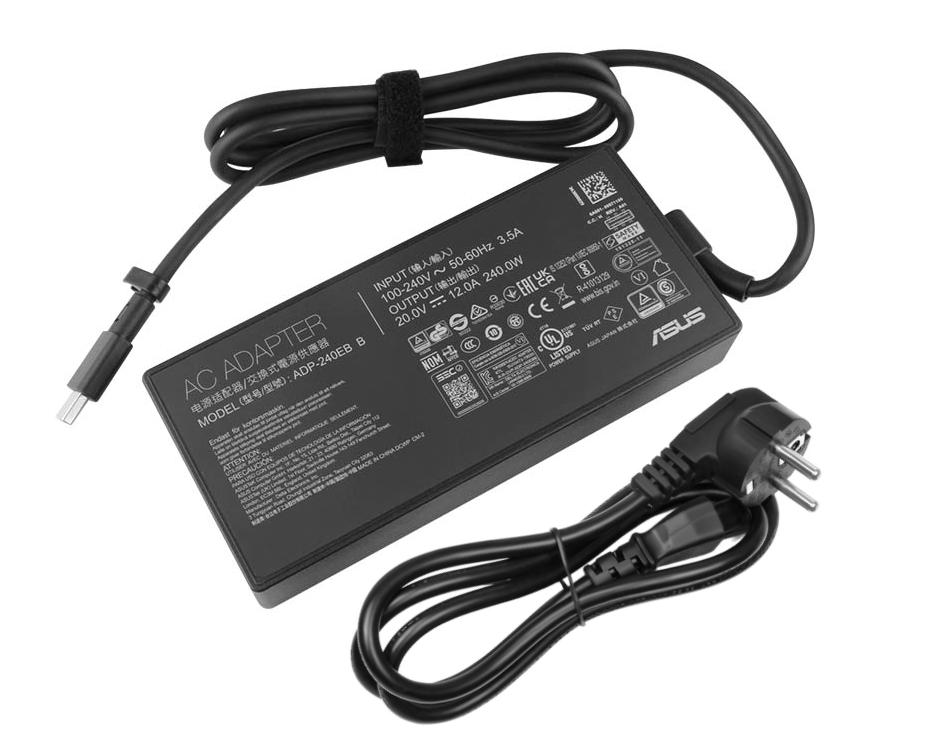 Originale 240W Asus ROG Zephyrus G16 (2025) GU605CR-XS97 Rectangle Conn Adattatore + Cavo