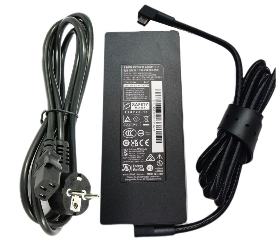 Originale 19.5V 16.92A 330W Razer Blade 16 Alimentatore Adattatore + Cavo