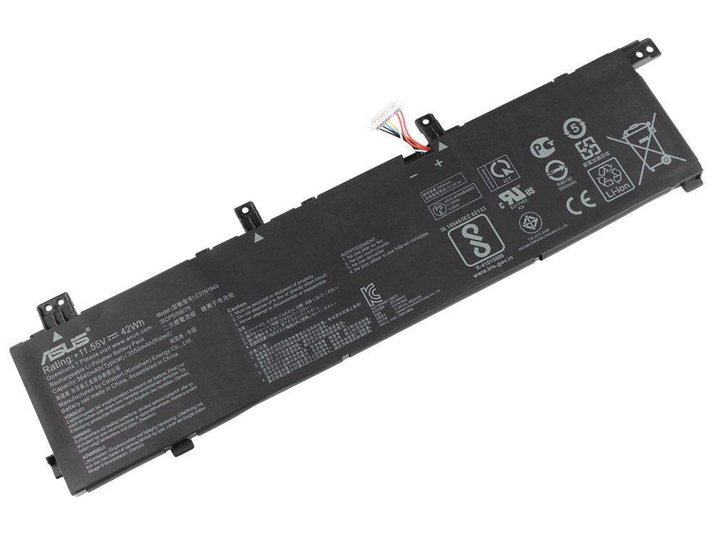 Originale 3640mAh 42Wh Asus 0B200-03430000 Batteria