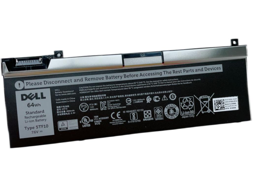 Originale 8000mAh 64Wh Dell 0H6K6V 0RY3F9 0VRX0J Batteria
