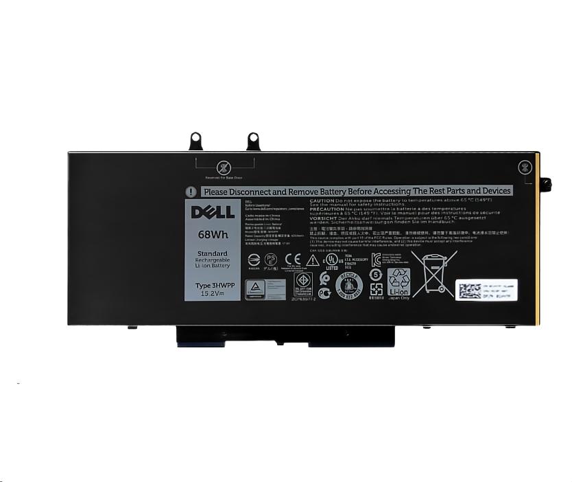 Originale 4250mAh 68Wh Dell 10X1J 1VY7F 3YNXM Batteria