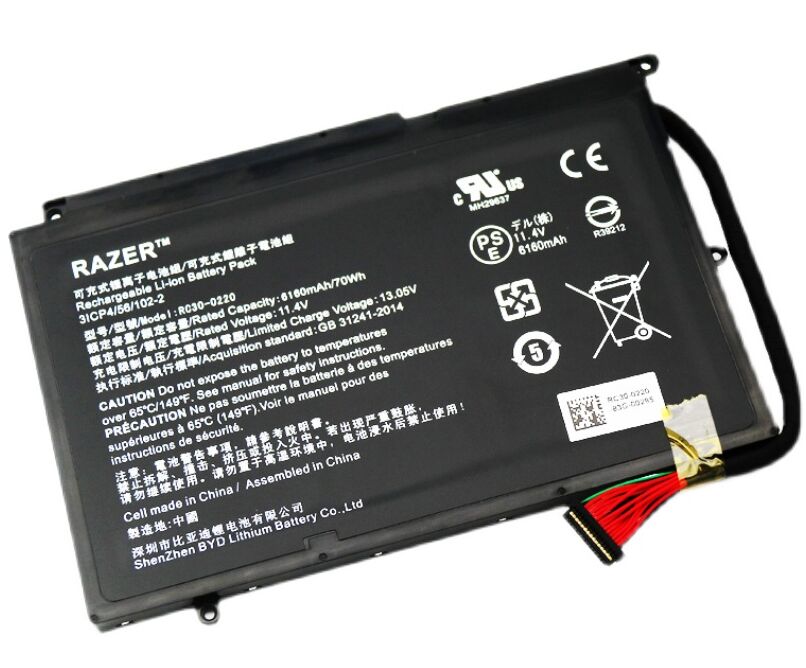 Originale 6160mAh 70Wh Razer Blade Pro 17 RZ09-03147W02-R3W1 Batteria