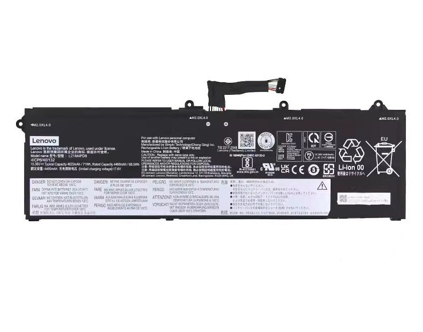 Originale 4622mAh 71Wh Batteria Lenovo SB11F09739 5B11F09737