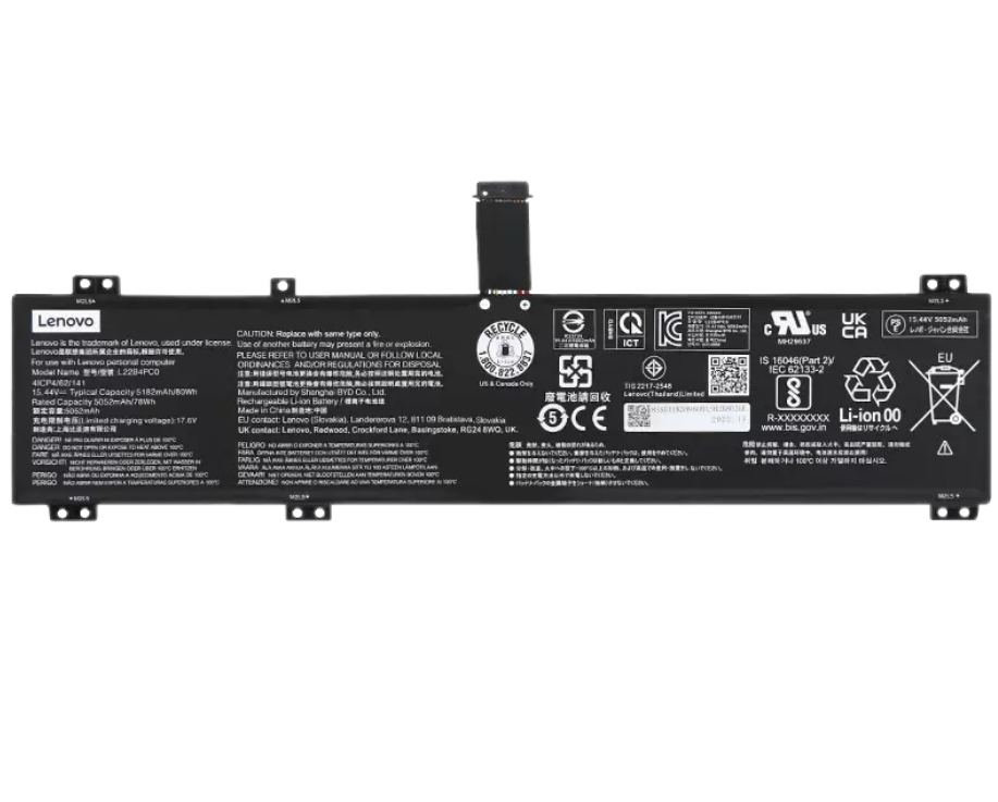 Originale 5182mAh 80Wh Lenovo Legion Pro 5 16ARX8 82WM0004US Batteria