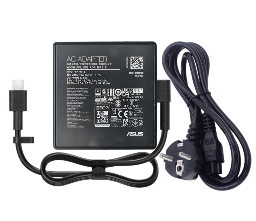 Originale 90W USB-C Asus 0A001-00059500 Alimentatore Adattatore + Cavo