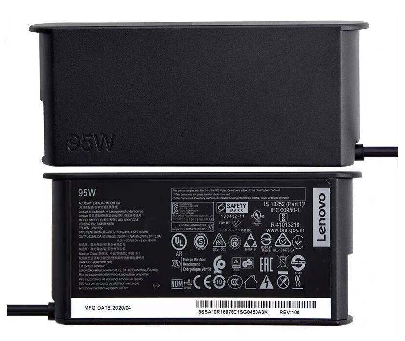 Originale 95W USB-C Lenovo IdeaPad 5 15ALC05 82LN00BBYA Alimentatore Adattatore + Cavo Originale 95W USB-C Lenovo IdeaPad 5 15ALC05 82LN00BBYA Alimentatore Adattatore + Cavo