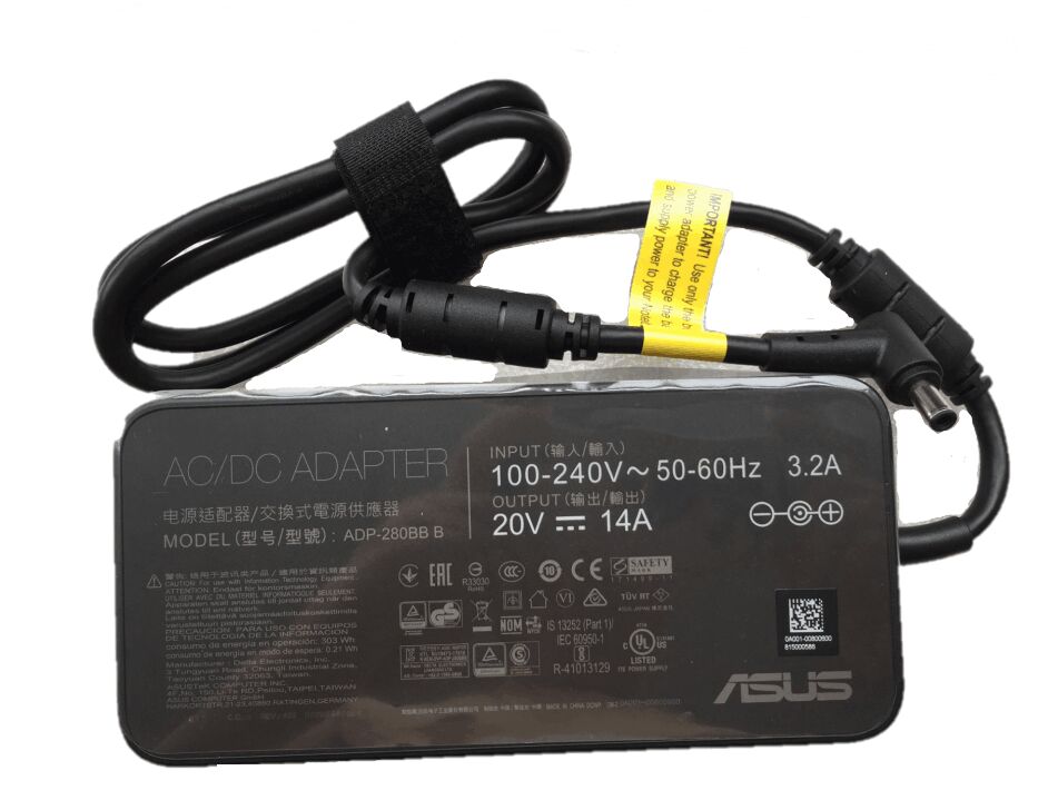 Originale 20V 14A 280W Asus 0A001-00800800 Alimentatore Adattatore