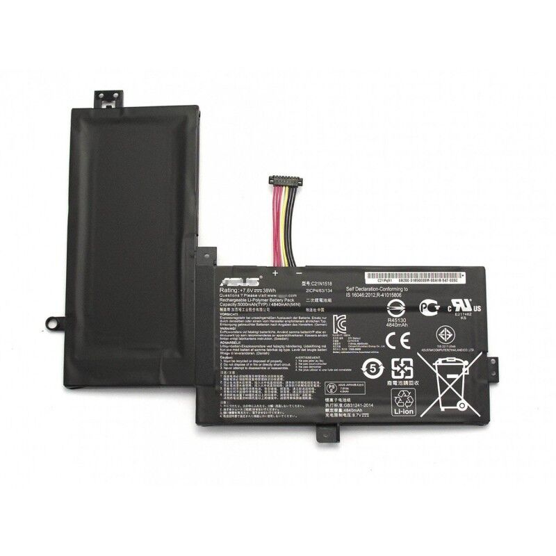 Originale 2 Cell 38Wh 5000mAh Asus TP501UA-DN024T Batteria
