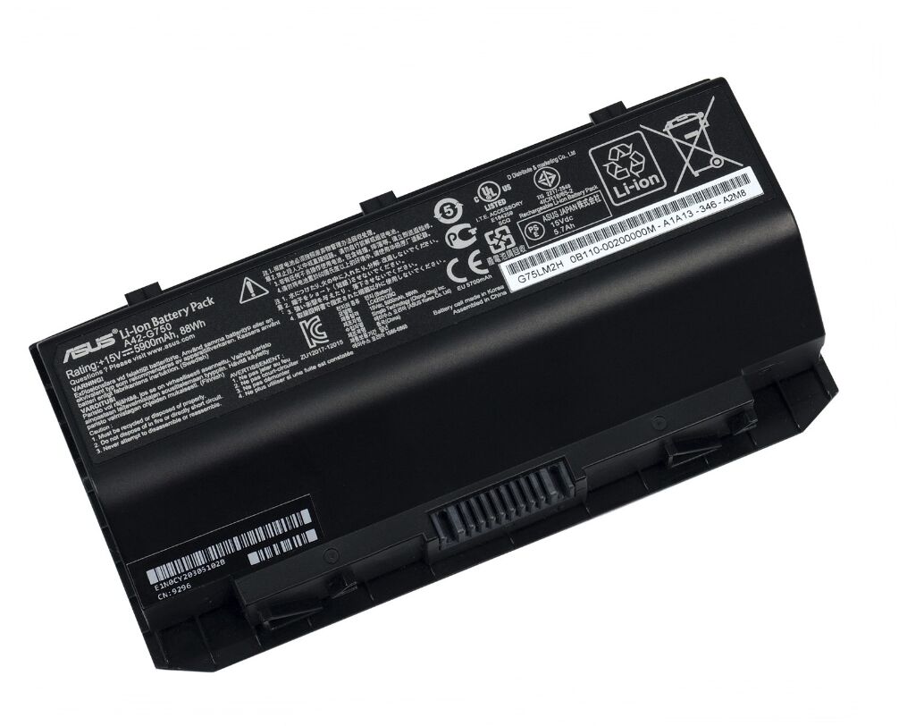Originale 5900mAh 88Whr Asus G750JY-T4009H G750JY-T4033H Batteria