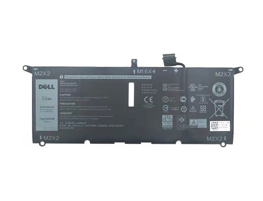 Originale 52Wh Dell Inspiron 7390 2 in 1 P113G P113G001 Batteria