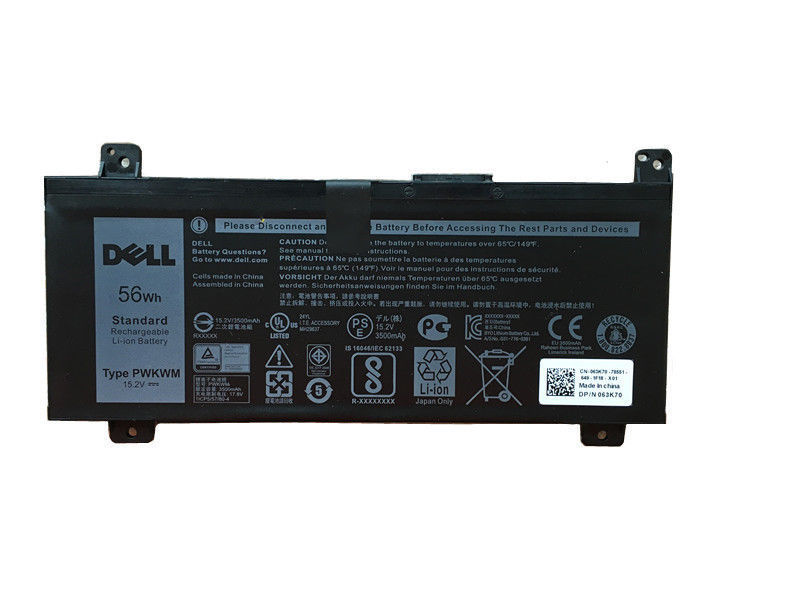 Originale 15.2V 56Whr Dell 063K70 Batteria