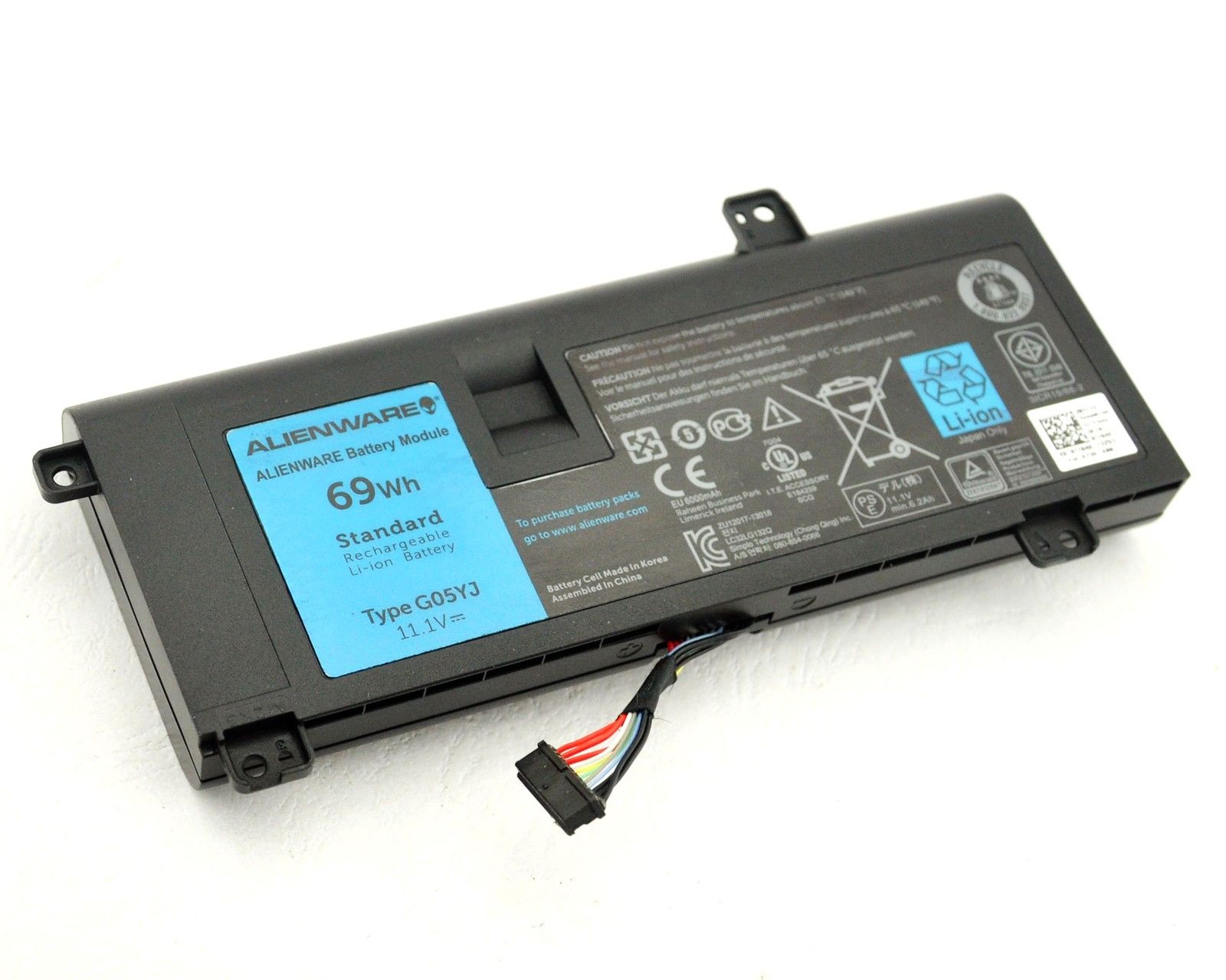 Originale 69Wh Dell Alienware 14 Batteria