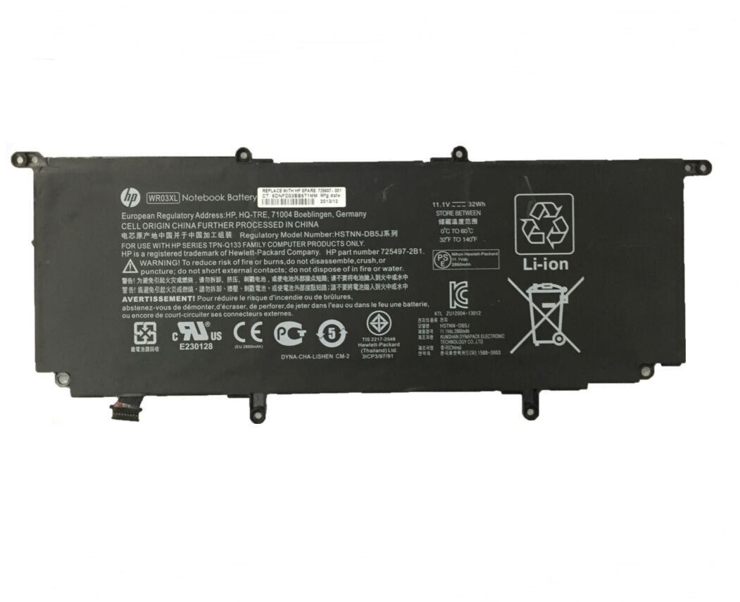 Originale 32Wh 2860mAh HP 725497-1C1 725607-001 Batteria