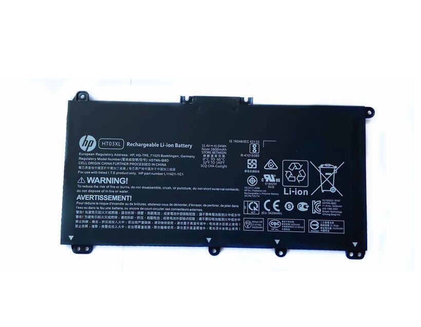 Originale 41.9Wh 3630mAh HP HT03XL HSTNN-LB8M L11421-422 Batteria