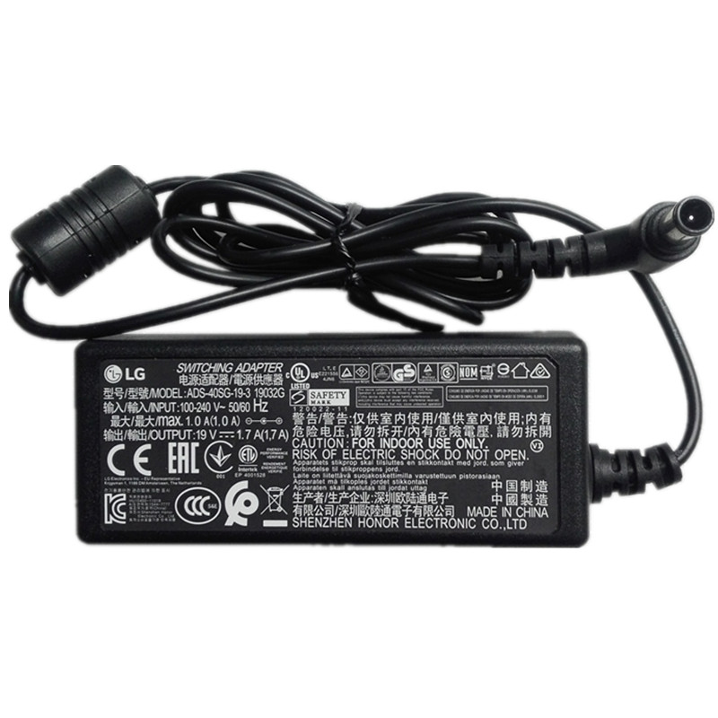 Originale 32W LG Personal TV 22MT47D-PZ Alimentatore Adattatore + Cavo
