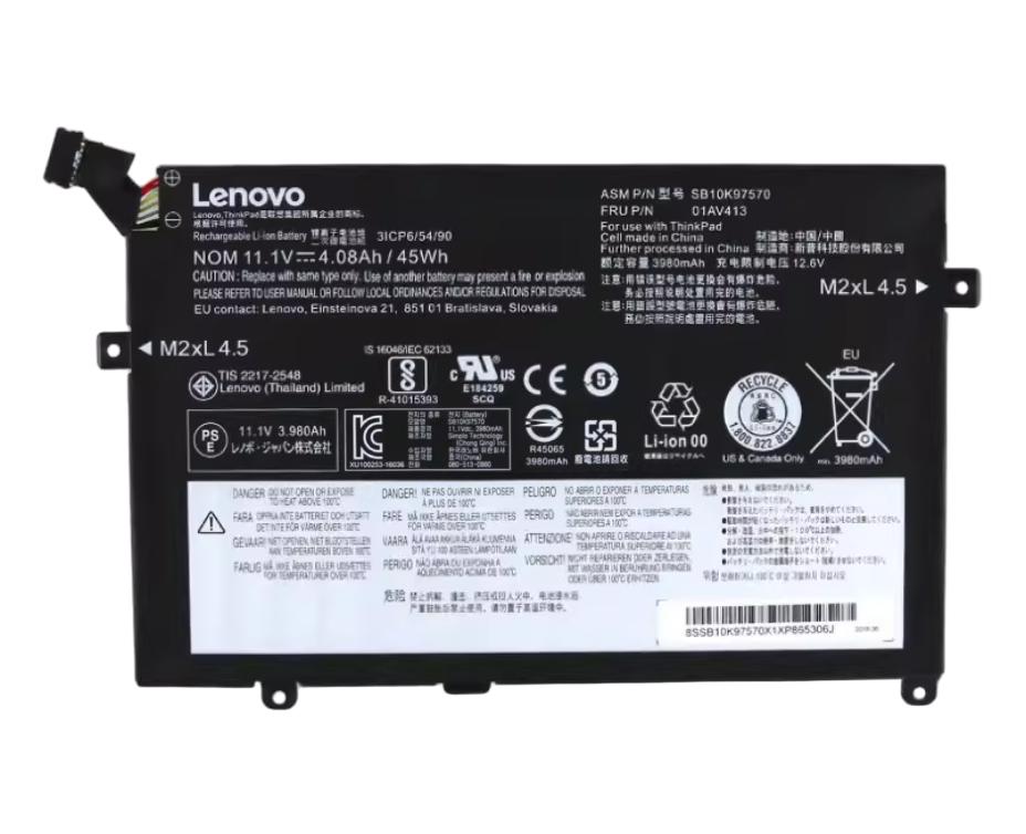 Originale 45Whr Lenovo 01AV413 01AV412 01AV411 SB10K97570 Batteria