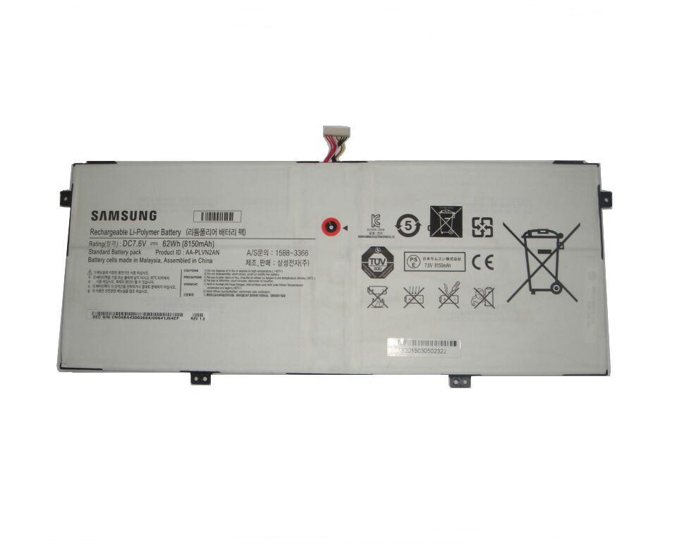 Originale 62Whr 8150mAh Samsung AA-PLVN2AN Batteria