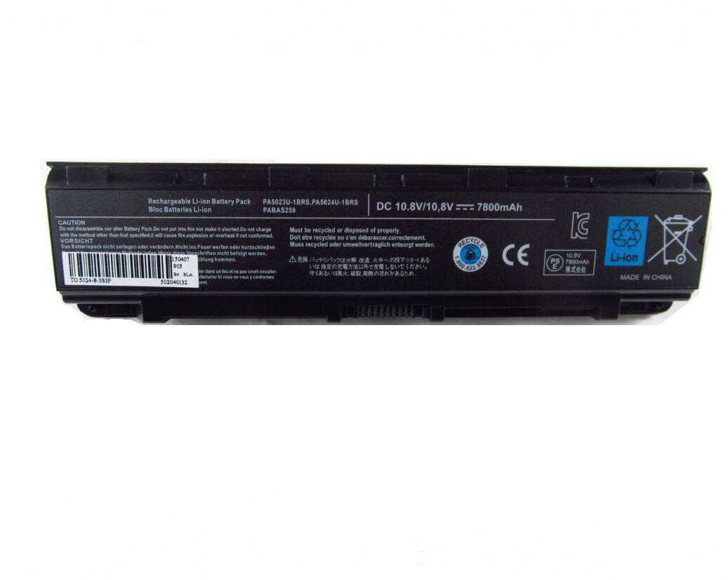 7800mAh Toshiba Satellite T572/W3MG T572/W3TF T572/W4TG Batteria