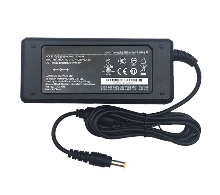 12v 5a 60W Power Adapter Charger For HKA06012050-7F