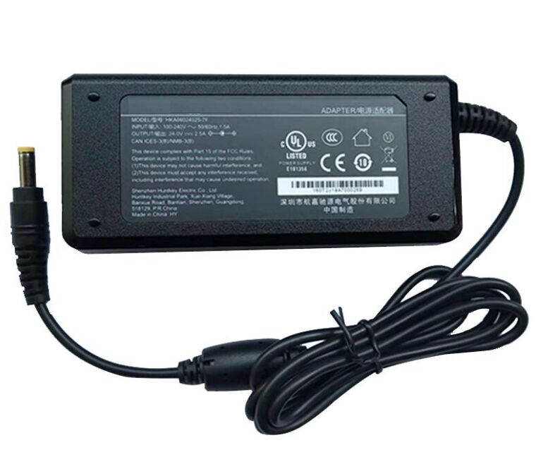 24V 2.5A 60W Power Compatible With HKA06024025-7F gk420 gt800